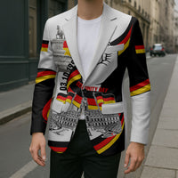 German Unity Day Blazer Patriotic Flag Brandenburg Gate