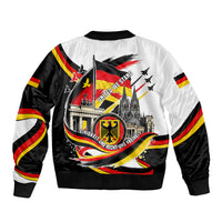 German Unity Day Bomber Jacket Patriotic Flag Brandenburg Gate
