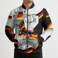 German Unity Day Bomber Puffer Jacket Patriotic Flag Brandenburg Gate