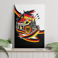 German Unity Day Canvas Wall Art Patriotic Flag Brandenburg Gate