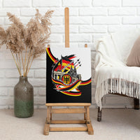 German Unity Day Canvas Wall Art Patriotic Flag Brandenburg Gate