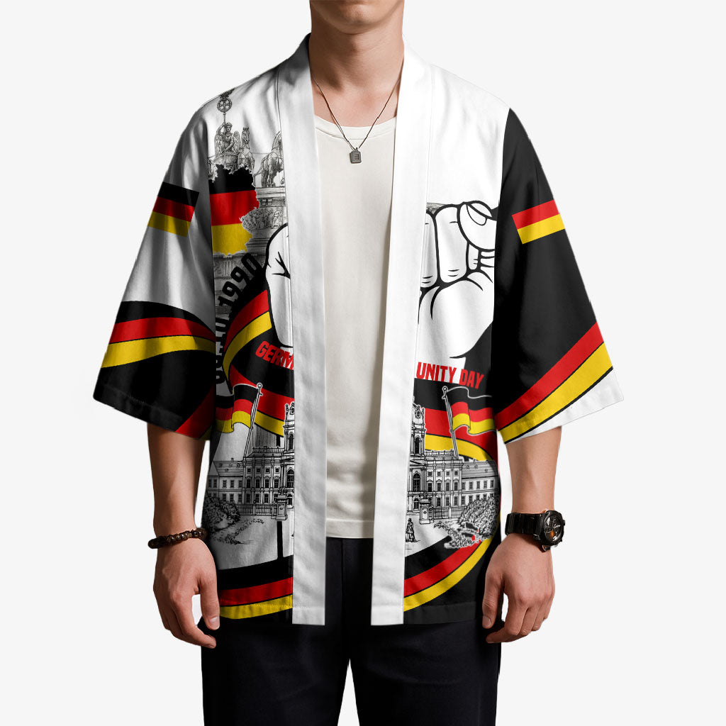 German Unity Day Kimono Patriotic Flag Brandenburg Gate
