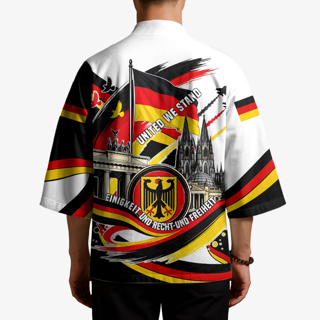 German Unity Day Kimono Patriotic Flag Brandenburg Gate