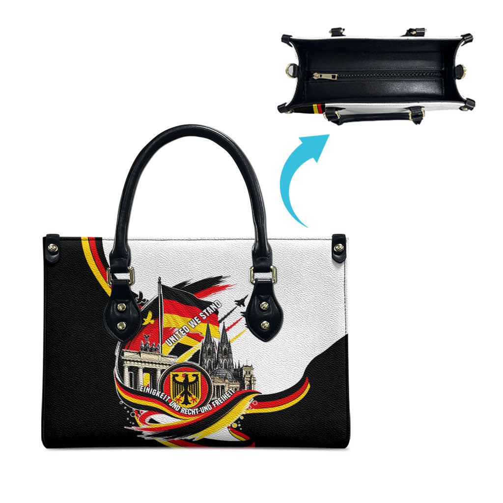 German Unity Day Leather Bag Patriotic Flag Brandenburg Gate
