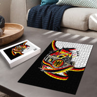 German Unity Day Puzzle Patriotic Flag Brandenburg Gate