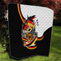 German Unity Day Quilt Patriotic Flag Brandenburg Gate