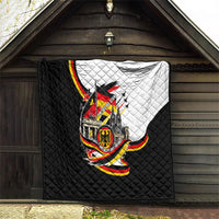 German Unity Day Quilt Patriotic Flag Brandenburg Gate