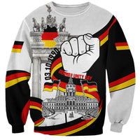 German Unity Day Sweatshirt Patriotic Flag Brandenburg Gate