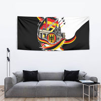 German Unity Day Tapestry Patriotic Flag Brandenburg Gate
