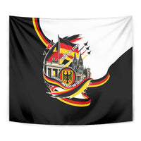 German Unity Day Tapestry Patriotic Flag Brandenburg Gate