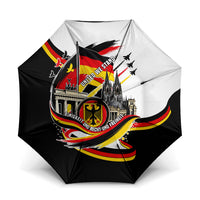 German Unity Day Umbrella Patriotic Flag Brandenburg Gate