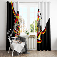 German Unity Day Window Curtain Patriotic Flag Brandenburg Gate