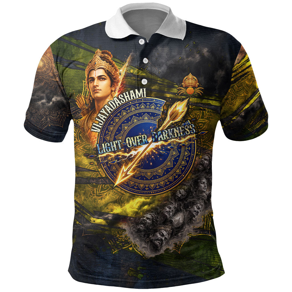 Dussehra Vijayadashami Lord Rama Polo Shirt Indian Hindu Festival Good Over Evil