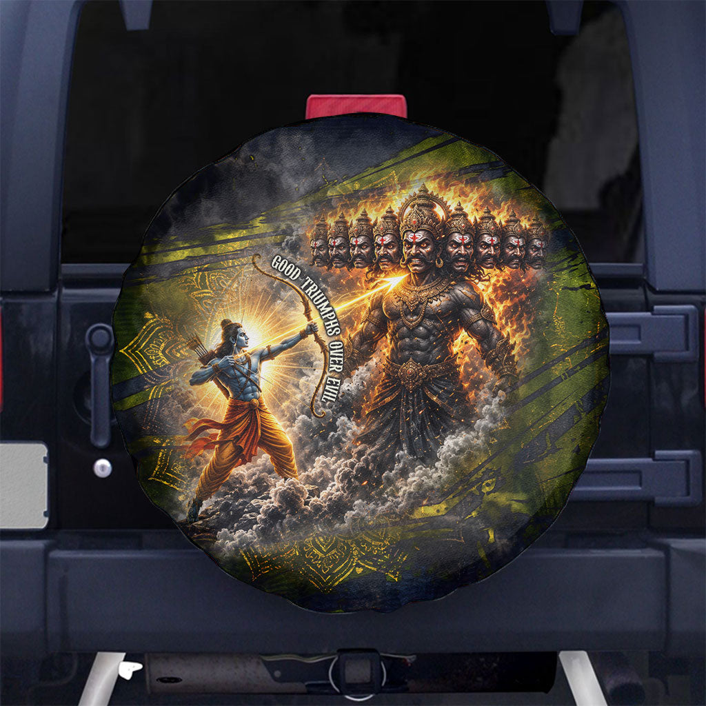Dussehra Vijayadashami Lord Rama Spare Tire Cover Indian Hindu Festival Good Over Evil