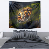 Dussehra Vijayadashami Lord Rama Tapestry Indian Hindu Festival Good Over Evil