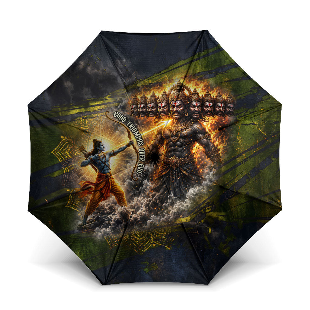 Dussehra Vijayadashami Lord Rama Umbrella Indian Hindu Festival Good Over Evil
