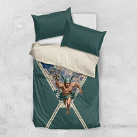 Hermes To Have Wings On Ones Feet Bedding Set Winged Messenger Ancient Greek Mythology Celestial Art
