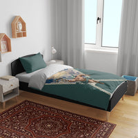 Hermes To Have Wings On Ones Feet Bedding Set Winged Messenger Ancient Greek Mythology Celestial Art