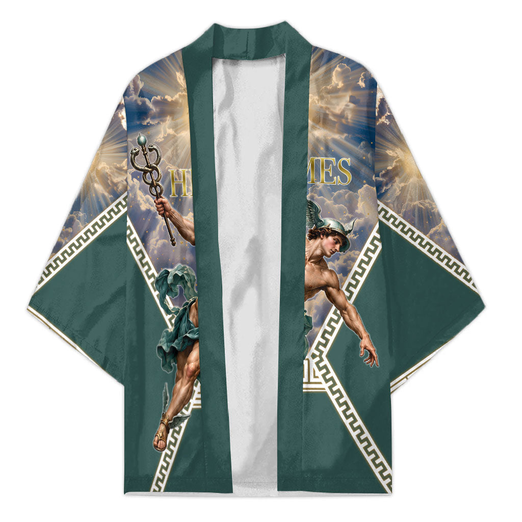 Hermes To Have Wings On Ones Feet Kimono Winged Messenger Ancient Greek Mythology Celestial Art