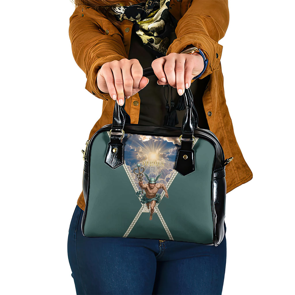Hermes To Have Wings On Ones Feet Shoulder Handbag Winged Messenger Ancient Greek Mythology Celestial Art