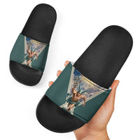 Hermes To Have Wings On Ones Feet Slide Sandals Winged Messenger Ancient Greek Mythology Celestial Art