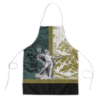Hermes Apron Ancient Greek God Mythology Classical Sculpture Line Art