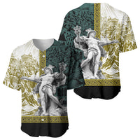 Hermes Baseball Jersey Ancient Greek God Mythology Classical Sculpture Line Art