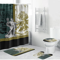 Hermes Bathroom Set Ancient Greek God Mythology Classical Sculpture Line Art