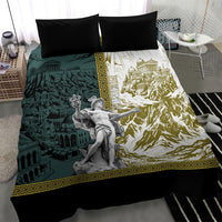 Hermes Bedding Set Ancient Greek God Mythology Classical Sculpture Line Art