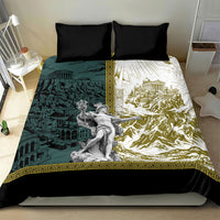 Hermes Bedding Set Ancient Greek God Mythology Classical Sculpture Line Art