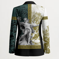 Hermes Blazer Ancient Greek God Mythology Classical Sculpture Line Art