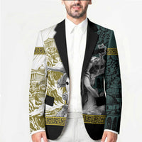 Hermes Blazer Ancient Greek God Mythology Classical Sculpture Line Art