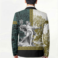 Hermes Blazer Ancient Greek God Mythology Classical Sculpture Line Art