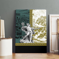 Hermes Canvas Wall Art Ancient Greek God Mythology Classical Sculpture Line Art