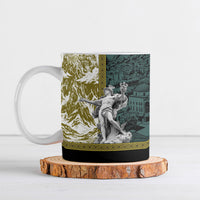 Hermes Ceramic Mug Ancient Greek God Mythology Classical Sculpture Line Art