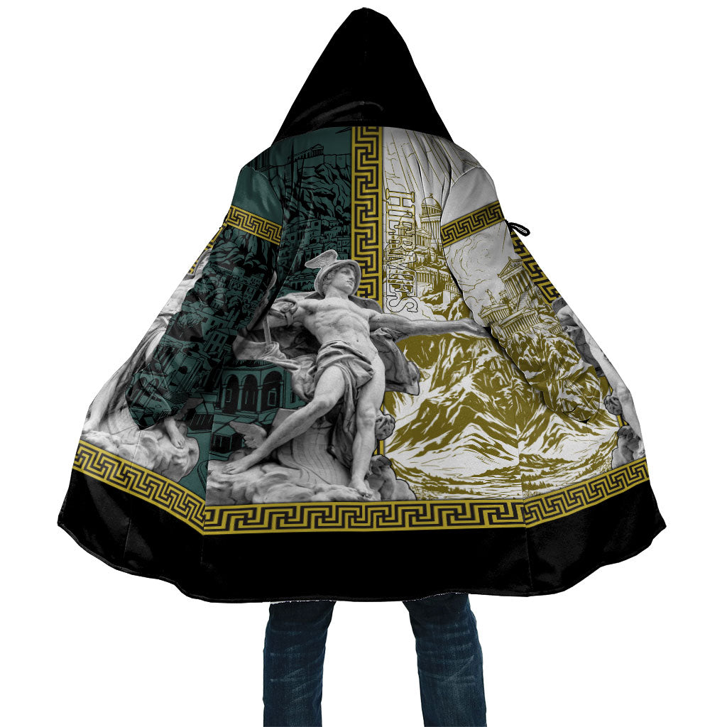 Hermes Cloak Ancient Greek God Mythology Classical Sculpture Line Art