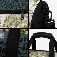 Hermes Duffle Bag Ancient Greek God Mythology Classical Sculpture Line Art