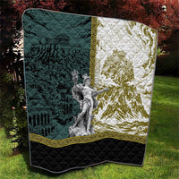 Hermes Quilt Ancient Greek God Mythology Classical Sculpture Line Art