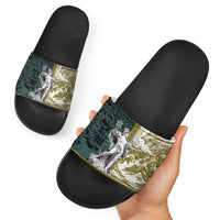 Hermes Slide Sandals Ancient Greek God Mythology Classical Sculpture Line Art
