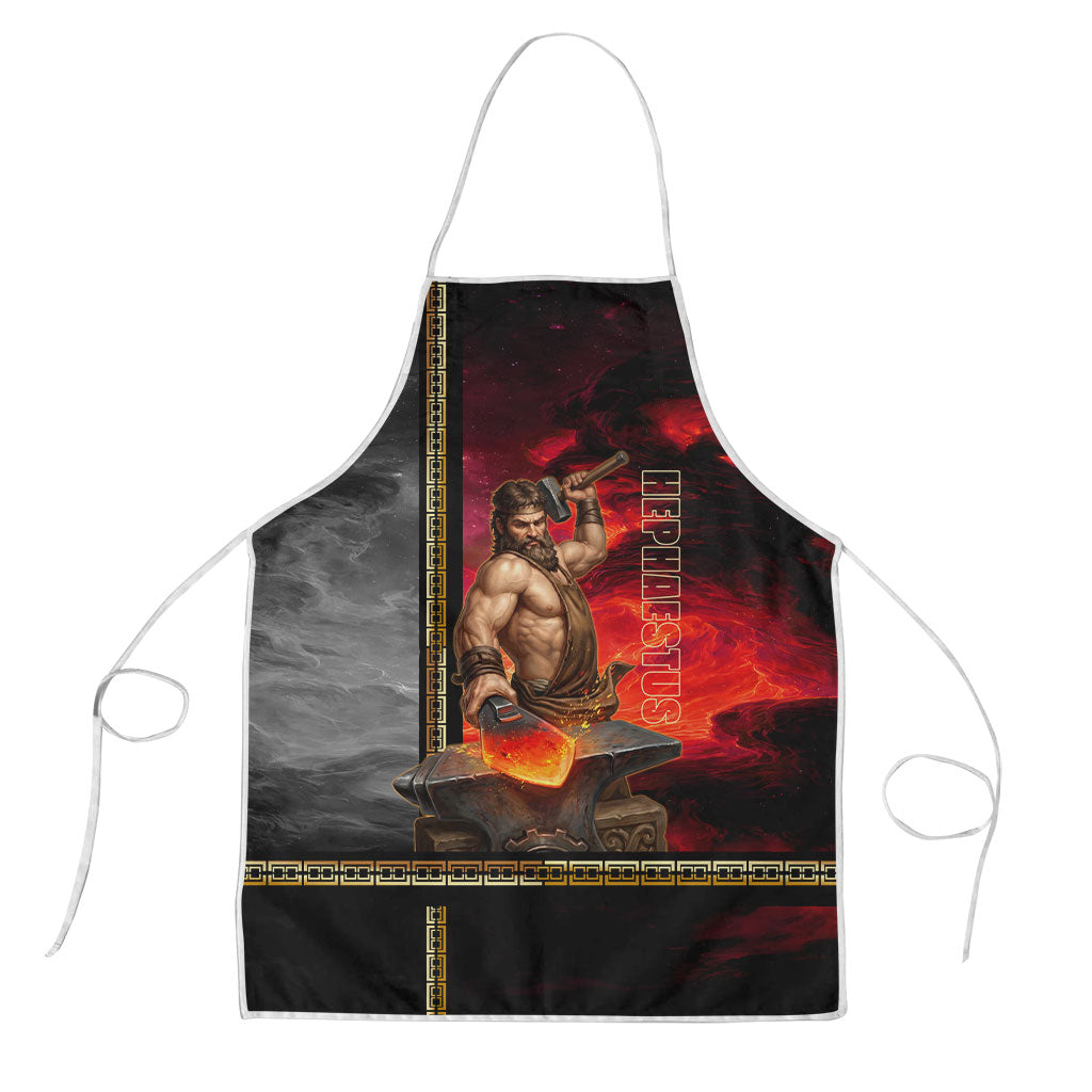 Hephaestus Greek God Of Blacksmiths Apron Ancient Greek Mythology Forge Fire Fantasy Art