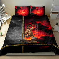 Hephaestus Greek God Of Blacksmiths Bedding Set Ancient Greek Mythology Forge Fire Fantasy Art