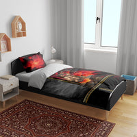 Hephaestus Greek God Of Blacksmiths Bedding Set Ancient Greek Mythology Forge Fire Fantasy Art