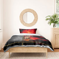 Hephaestus Greek God Of Blacksmiths Bedding Set Ancient Greek Mythology Forge Fire Fantasy Art