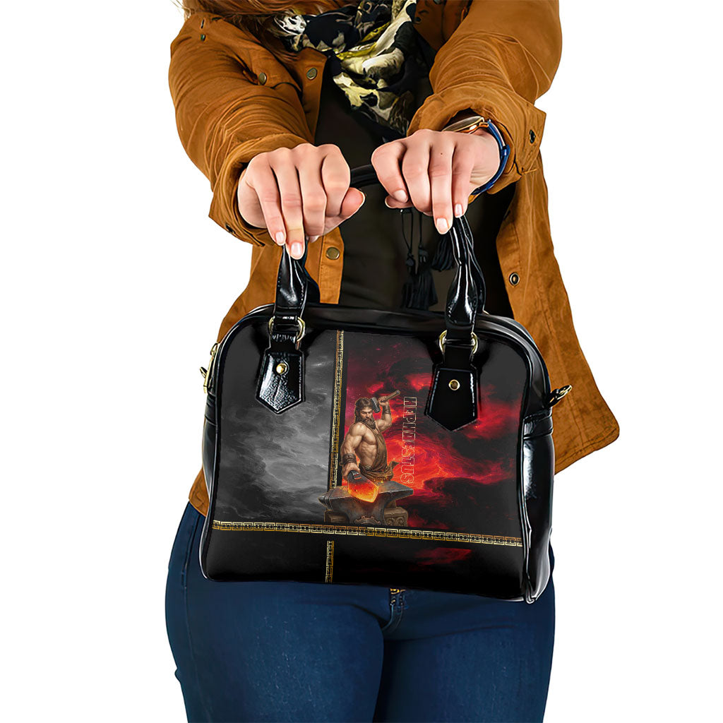 Hephaestus Greek God Of Blacksmiths Shoulder Handbag Ancient Greek Mythology Forge Fire Fantasy Art