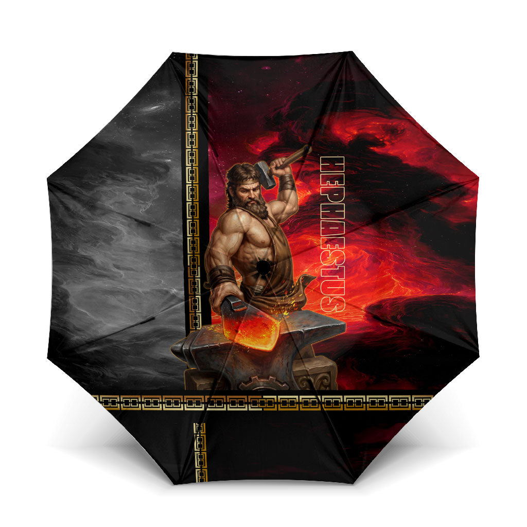 Hephaestus Greek God Of Blacksmiths Umbrella Ancient Greek Mythology Forge Fire Fantasy Art