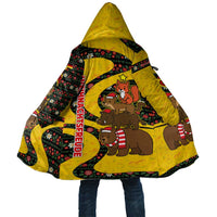 Germany Christmas Cloak with Bear Boar Otter Squirrel and Holiday Pattern Design - Wonder Print Shop