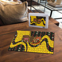 Germany Christmas Puzzle with Bear Boar Otter Squirrel and Holiday Pattern Design - Wonder Print Shop