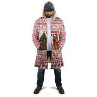 Germany Christmas Cloak with German Shepherd Dog Gingerbread Tree and Red Holiday Pattern - Wonder Print Shop