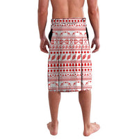 Germany Christmas Lavalava with German Shepherd Dog Gingerbread Tree and Red Holiday Pattern - Wonder Print Shop