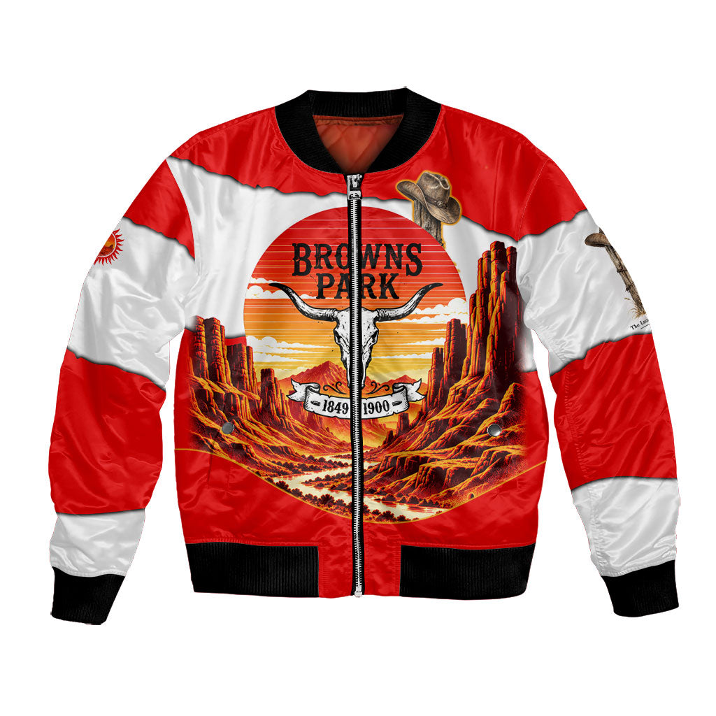 Isom Dart Outlaw Of The Green River Browns Park Bomber Jacket Vintage Western Black Cowboy Skull Desert Sunset